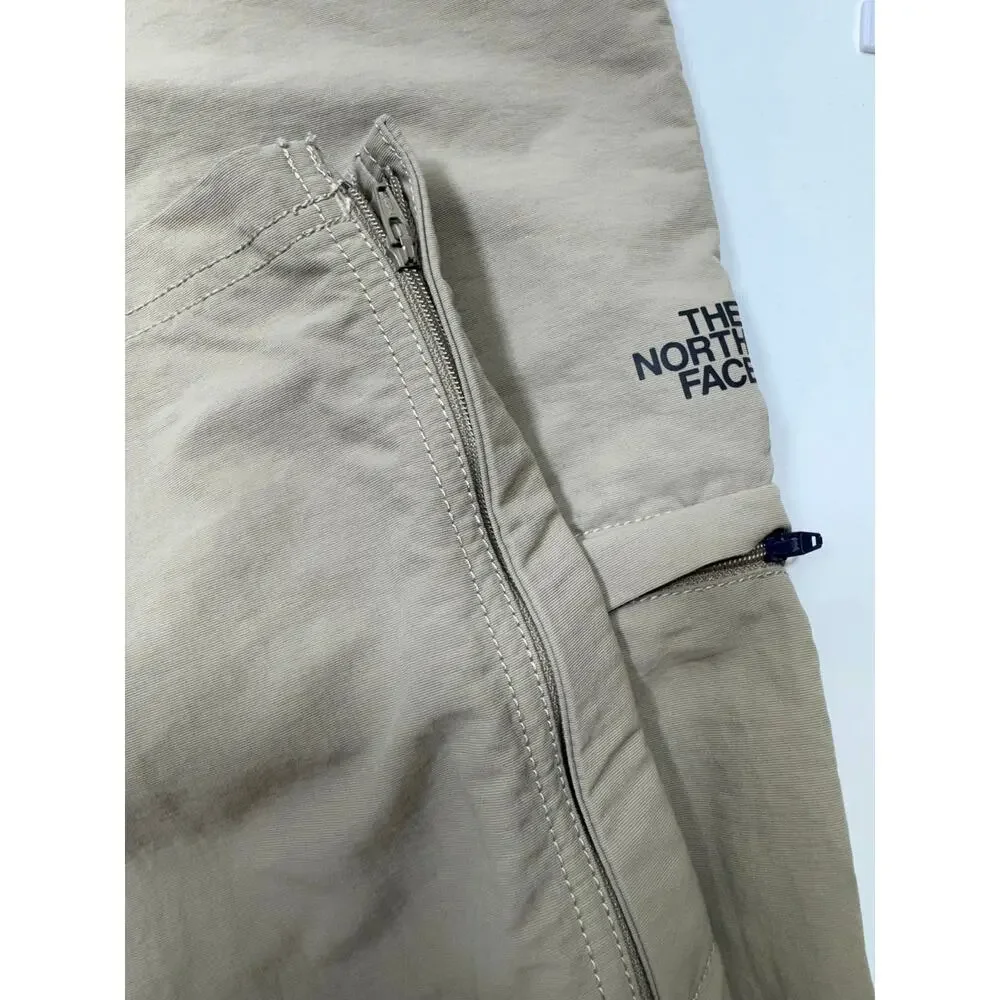 The North Face Men’s Beige Convertible Zip Off Hiking Pants Sz XXL Gorpcore